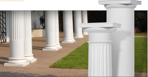 China polyurethane baluster balustrade manufacturer PU rigid collar cap