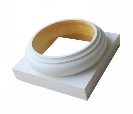 PU γύρο Ρωμαϊκή στέγη, κυκλική ρωμαϊκή βάση 10-ιντσών, PU ρωμαϊκή αρχιτεκτονική βάση