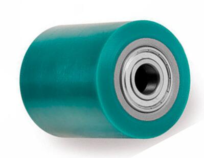 PU toebehoren wiel wielen, PU pakket rubber wiel, polyurethaanelastomeer wielen