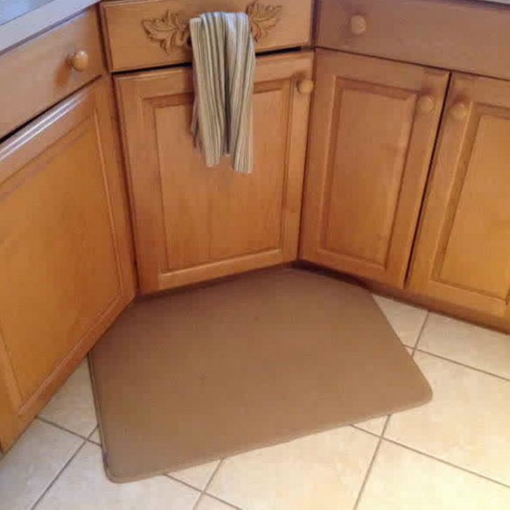 Polyurethane black foam anti slip pad for kitchen