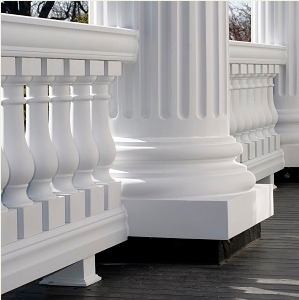 Polyurethane stairs rails, stair bannister, modern stair railings, baluster design, modern stair rails