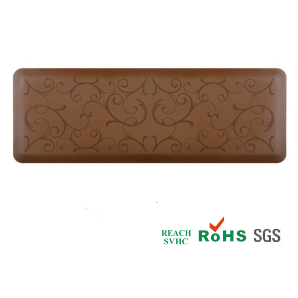 패턴 바 폴리 우레탄 긴 섹션 중국에서 만든 중국 공장, PU 폼 안티 피로 매트 매트, PU는 중국 공급 업체 매트