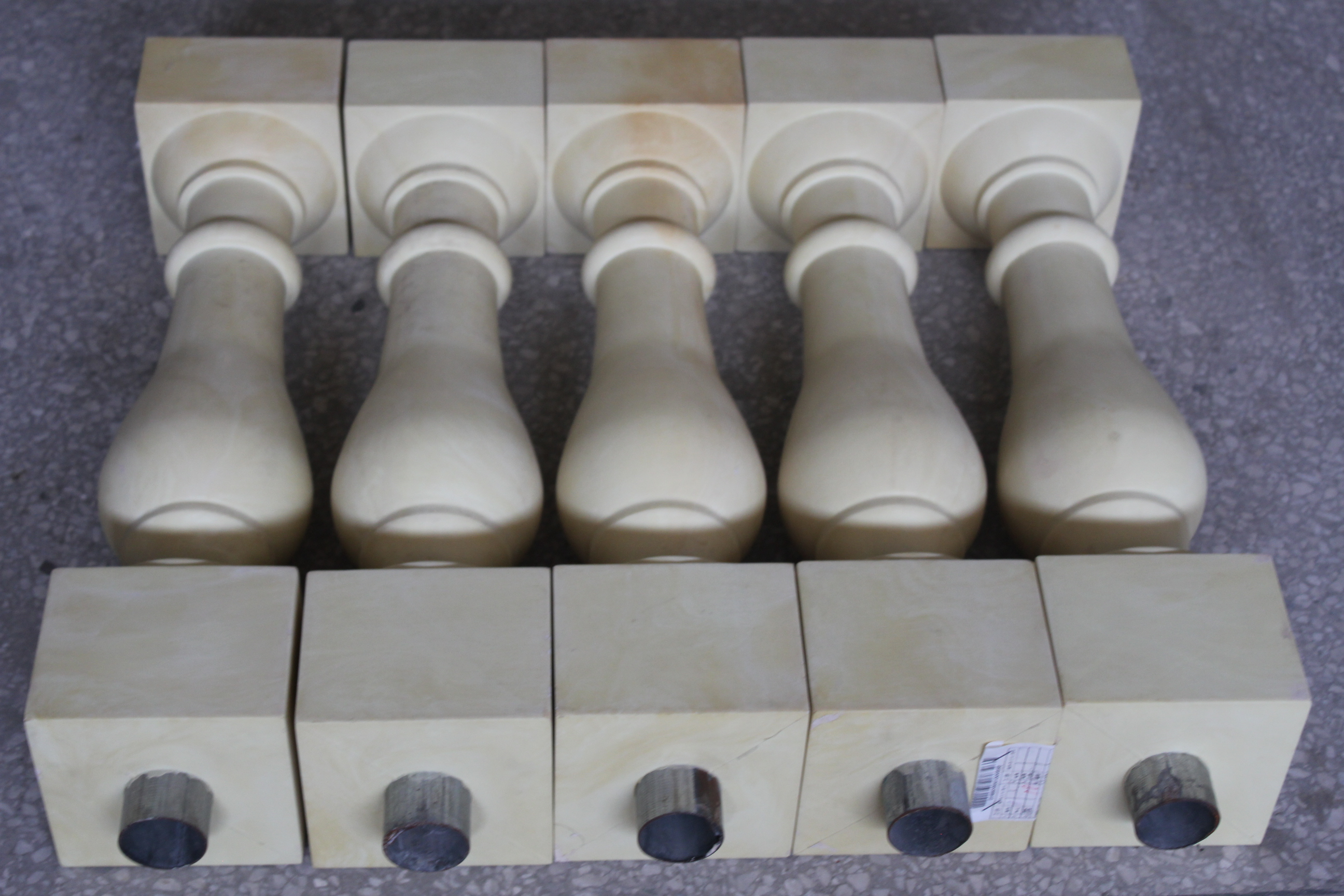 Polyurethane railing baluster, design railing for stairs, indoor stair railing, railing parts