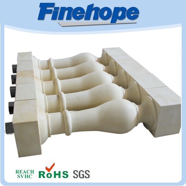 Polyurethane stair baluster baluster design side mounting baluster balustrade terrace balustrade