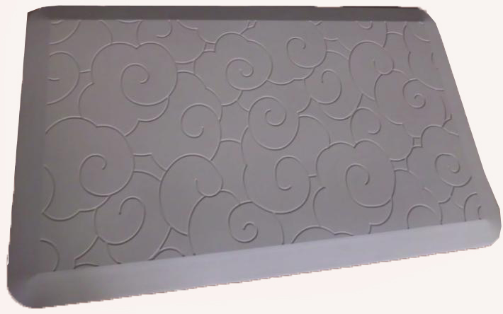 プロフェッショナルポリウレタンカスタム快適有機ヨガマットゴムバスマットのマッサージマット