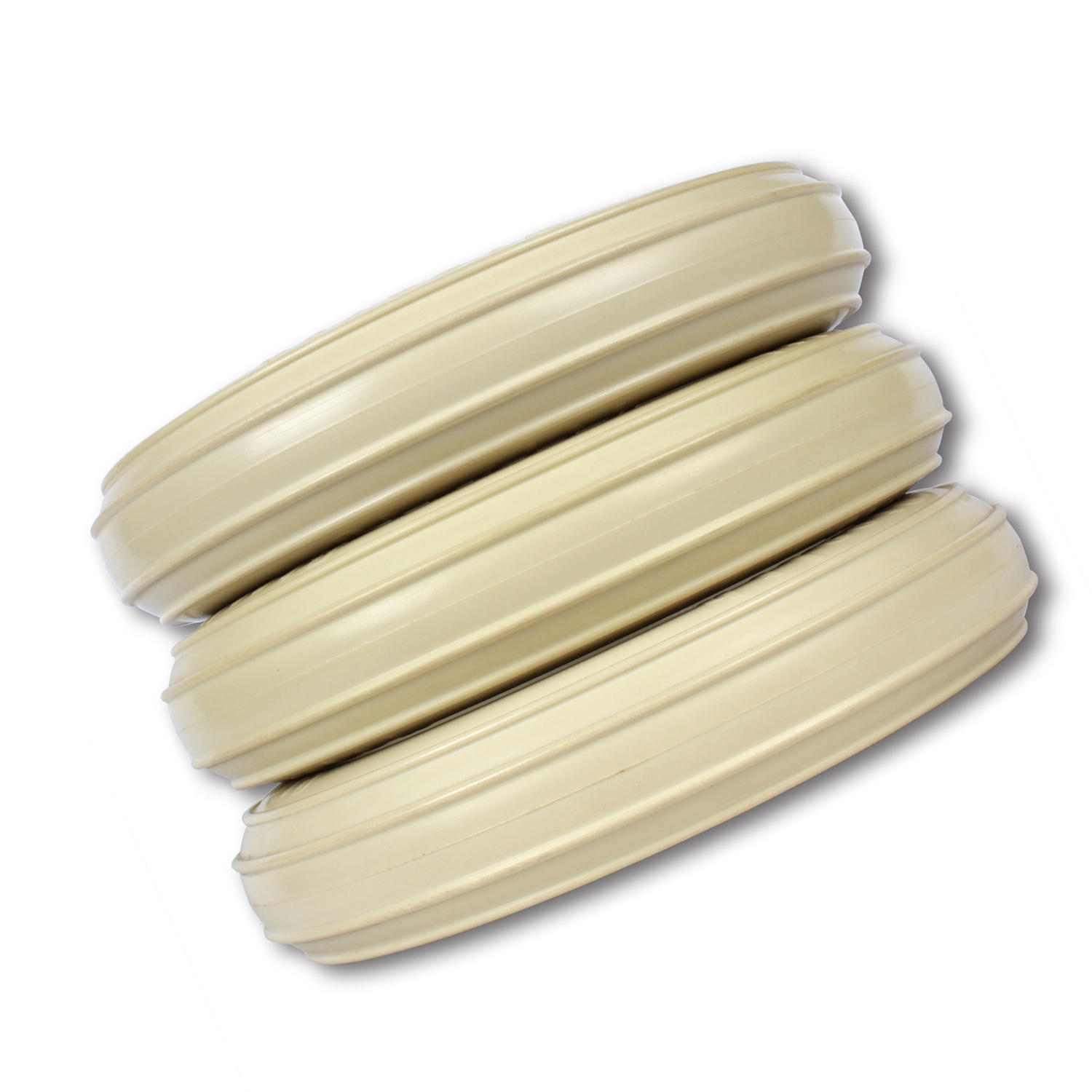 Rodas de carrinho personalizadas de fábrica chinesa sólida pu