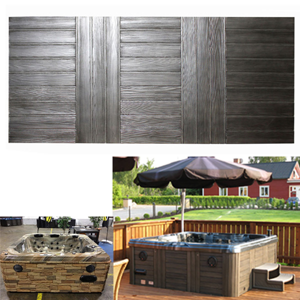 Whirlpool gerade, PU-Schaum-Brett, Polyurethanplatte PU Badewanne, Badewanne gerade