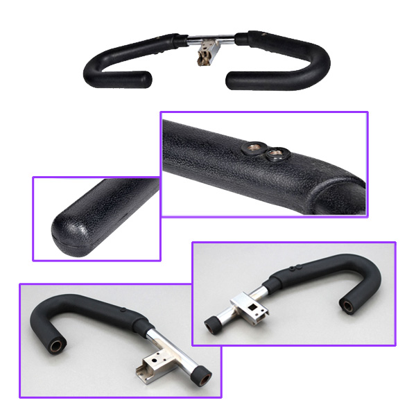 Le scooter personnes âgées PU gérer la accoudoirs en polyuréthane en fauteuil roulant personnes âgées en fauteuil roulant sac en plastique PU poignée PU depuis les rampes de la croûte