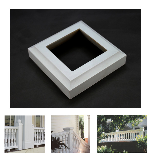 Πάνω και κάτω από τις σκάλες καταλήγουν άκρη πλευρά φροντίδα άξονα καλύπτουν PU PU Ρωμαϊκή πλατεία κάλυμμα κτίριο υλικά πολυουρεθάνης εξαρτήματα PU ξύλο στίγμα