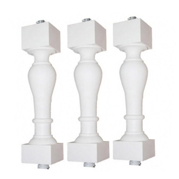 Polyurethane railing banister, hand rails, railing designs, parts of stairs, stair balustrade