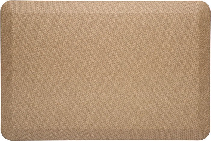 apricot PVC cover PU foam mat, workplace mat, plant mat, custom color mat, various size mat supplier, stock mat