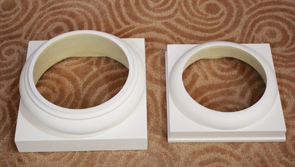 handrails capitals and caps,PU bottom base ,high density PU balusters pillar, professional manufacture of balusters