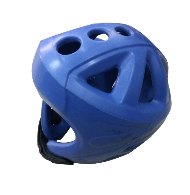 professional OEM head guard supplier, blue head guard for boxing, hand-made helmet, profession taekwondo head guard supplier