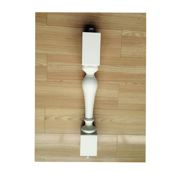 square pu baluster, white color polyurethane stair balustrade, universal baluster, polyurethane home decoration baluster