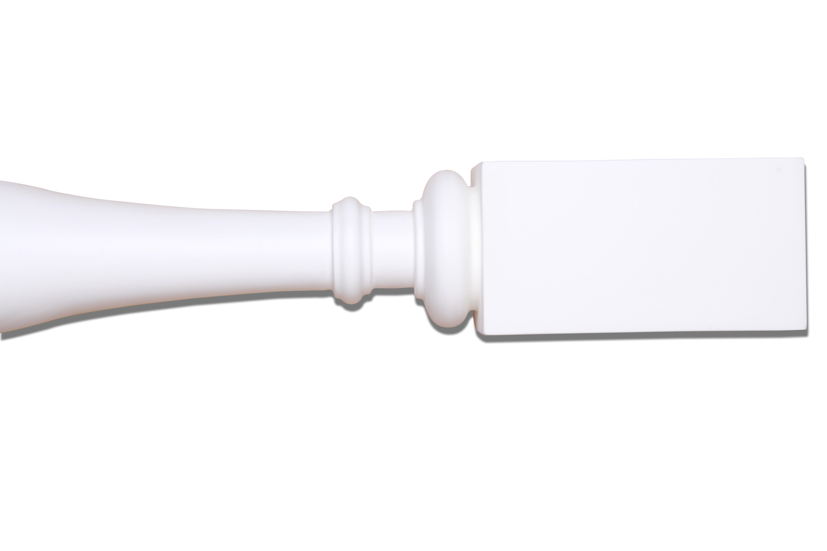 corrimão do balaústre do terraço, balaústre de poliuretano, balaústre moderno, balaústre de madeira