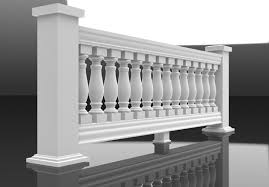 wedding pillar,stair railings ,stair railing picket ,removable handrail