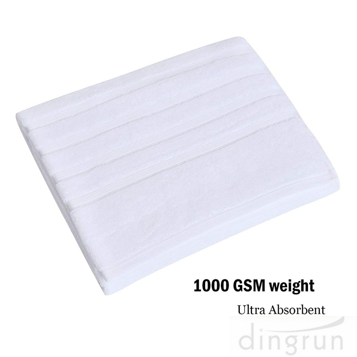 100% katoen dik ultra absorberend superzacht oversized witte badhanddoek luxe extra grote hotelhanddoeken
