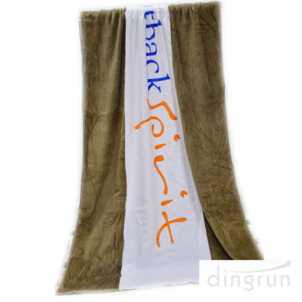 100% cotton velour beach towel promotion