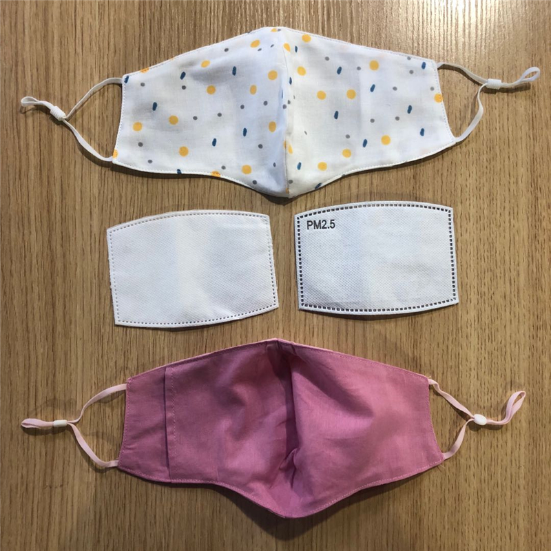 5 Layer Pm2.5 Filter Anti Dust Cotton Face Maskes