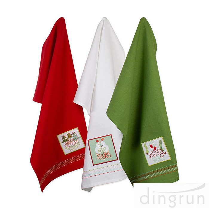 Christmas Dish towel Kitchen Towels Hand Towels Decorative Oversized Perfect Gift For Holiday