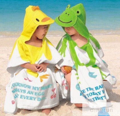 Cute Baby Hooded Towel