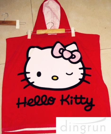 全反应印花个性化头巾雨披无氮毛巾