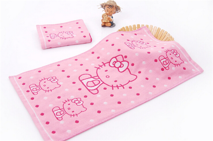 Hello Kitty Logo Sunny Times Beach Towel
