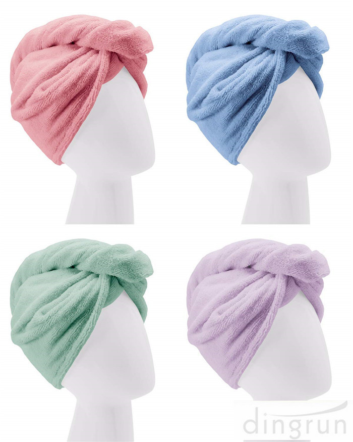 Microfiber Hair Drying Towel Turban Towels Wrap