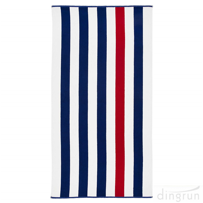 Oversize Plush Cabana Beach Towel