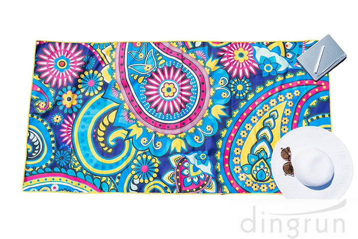 Quick Dry Suede Weave Soft and Light Weigh Microfiber Beach Towel for Travel Beach Outdoor Gifts