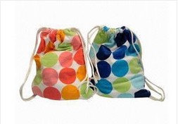 棉纱印花沙滩巾袋