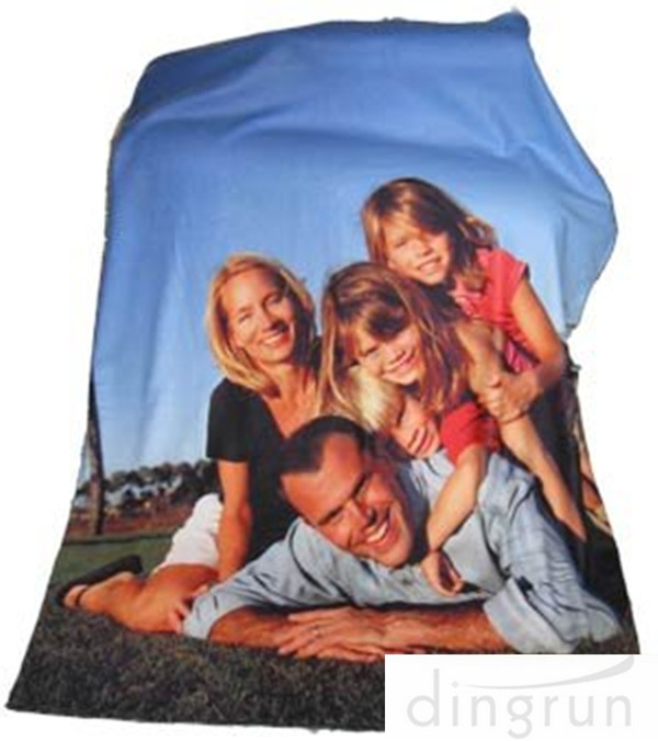 晚餐软定制印制沙滩巾偶氮染料免费生态友好