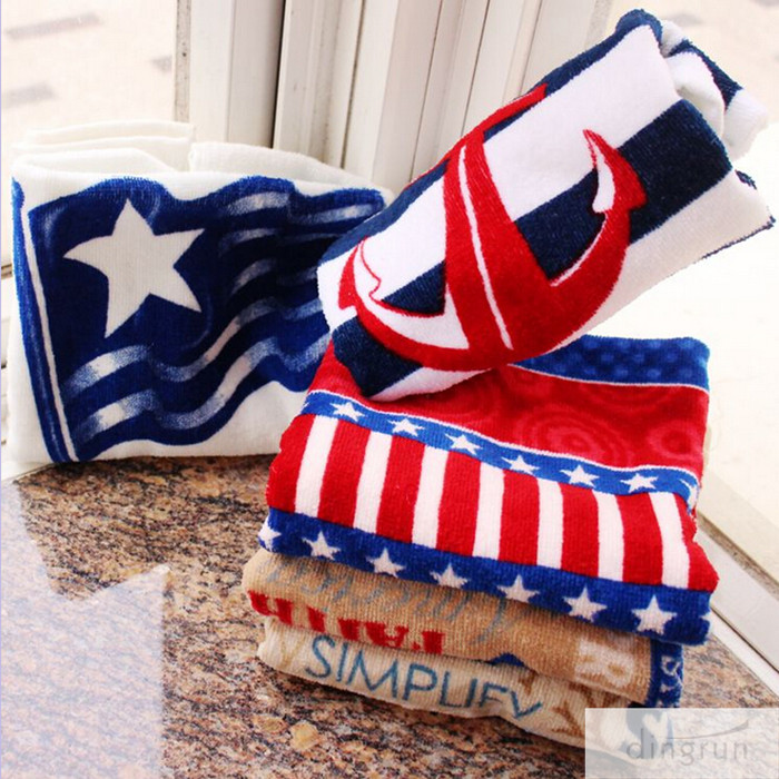 cotton flag beach towel