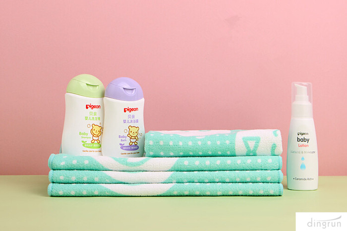 cute baby face towel