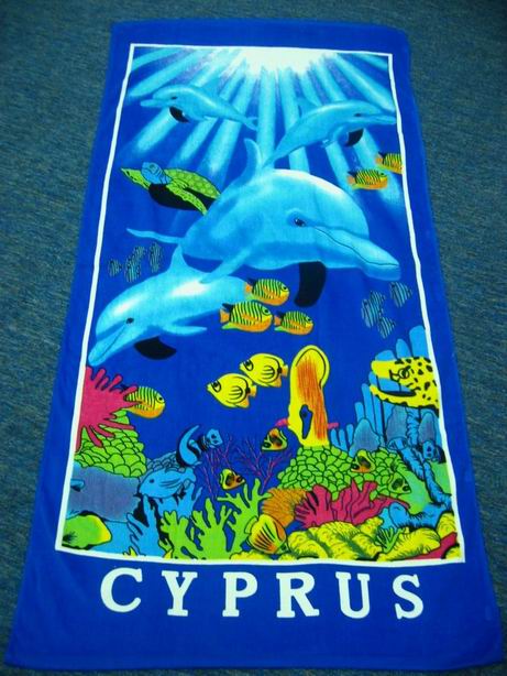 embroidery design for Custom microfiber printed beach towel promotion towels