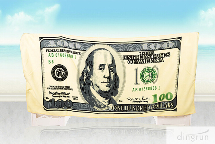 money beach towel