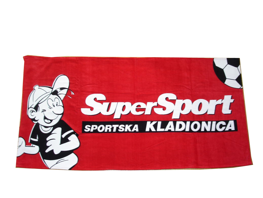 reactive printing cotton beach towel