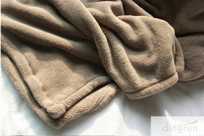 soft coral fleece blanket