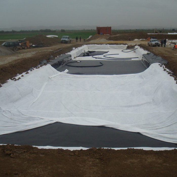 PET Short Fiber Non Woven Geotextile For Highway Construction