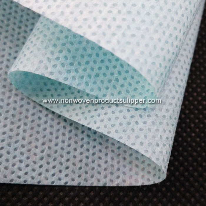 HYGR3-SMSBS 25gsm Waterproof Non Woven Fabric Perforated Disposable Bed Sheets Roll