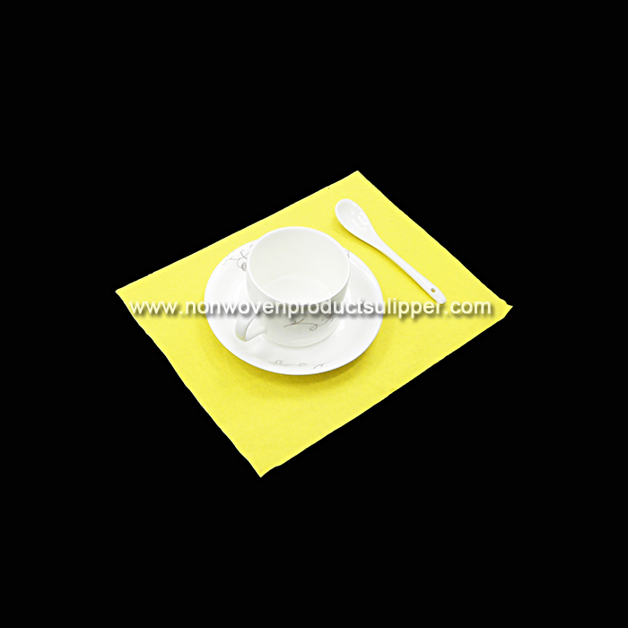 GT-LY01 5 Star Hotel And Restaurant Plain Air-laid Non Woven Table Decoration Placemat For Sale