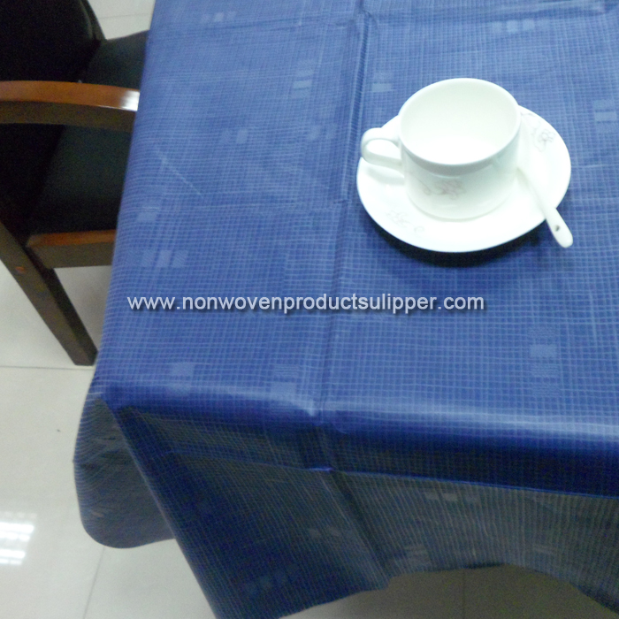 China Wholesale Birthday Party Supplies Disposable Non Woven Colorful Table Cloth