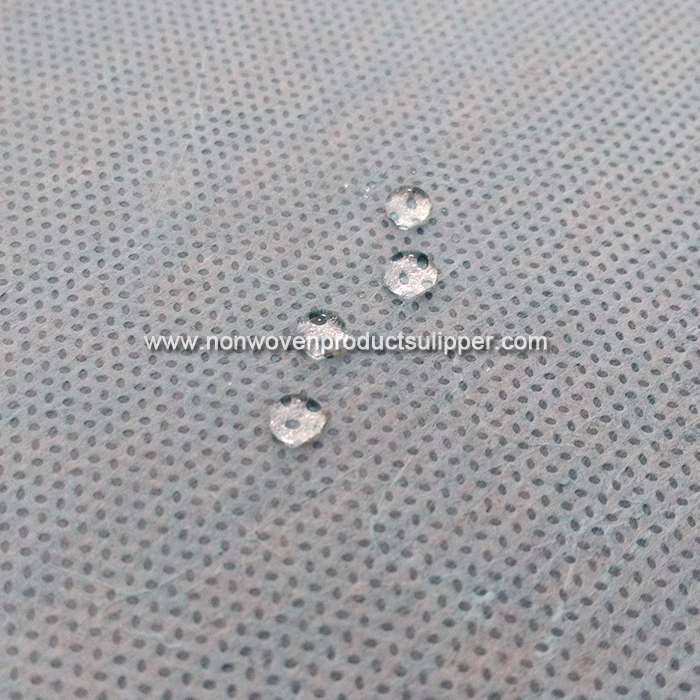 China Supplier GR3# Green 25 gsm Waterproof SMS Non Woven Medical And Health Materials