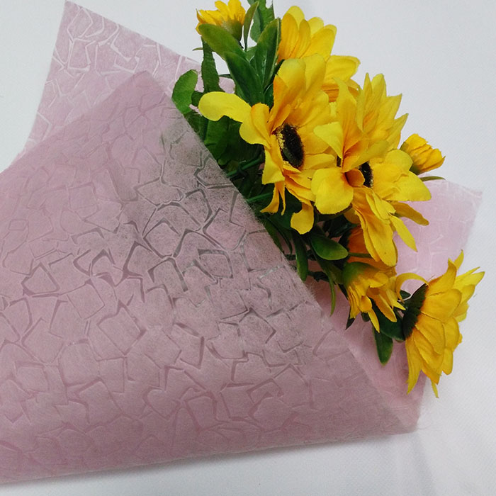Custom Luxury Non Woven Paper Flower Packaging