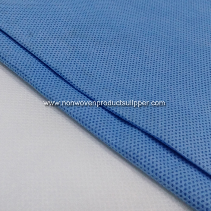 Biodegradable Waterproof SMS Polypropylene Spunbonded Nonwoven Fabric For Disposable Bedsheet Medical Rolls