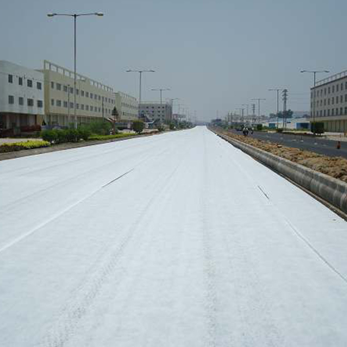 PET Short Fiber Non Woven Geotextile For Highway Construction