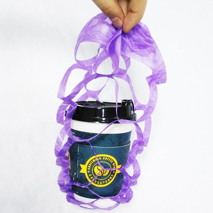 China Fabricante de envases para llevar bebidas Bebida portátil Envasado de café Bolso de hombro no tejido