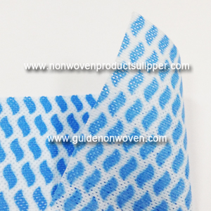China Blue Leaf Printing 60% Viscose 40% Polyester 22 Mesh Spunlace Nonwoven Fabric For Cleaning Cloth manufacturer Blue Leaf Printing 60% Viscose 40% Polyester 22 Mesh Spunlace Nonwoven Fabric For Cleaning Cloth
