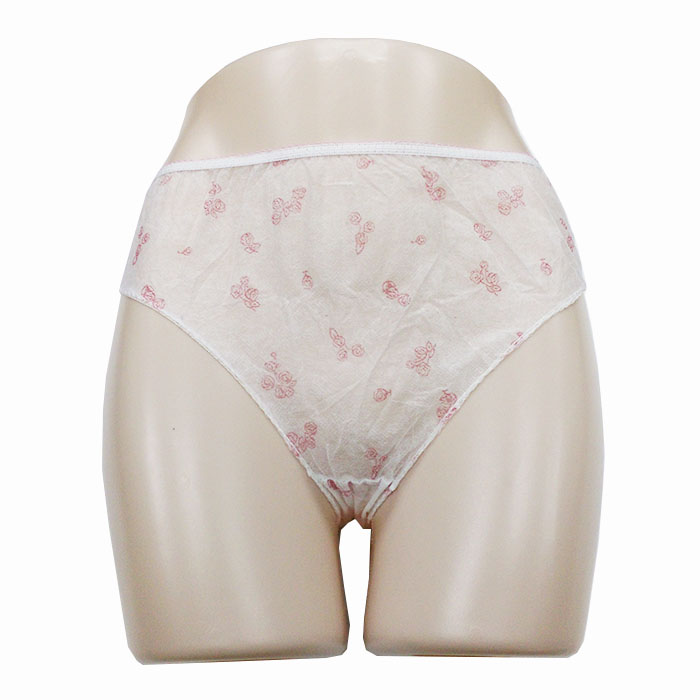 China Erwachsene Einweg-Unterwäsche Custom Non Woven Großhandel weiche Einweg-Höschen für Frauen