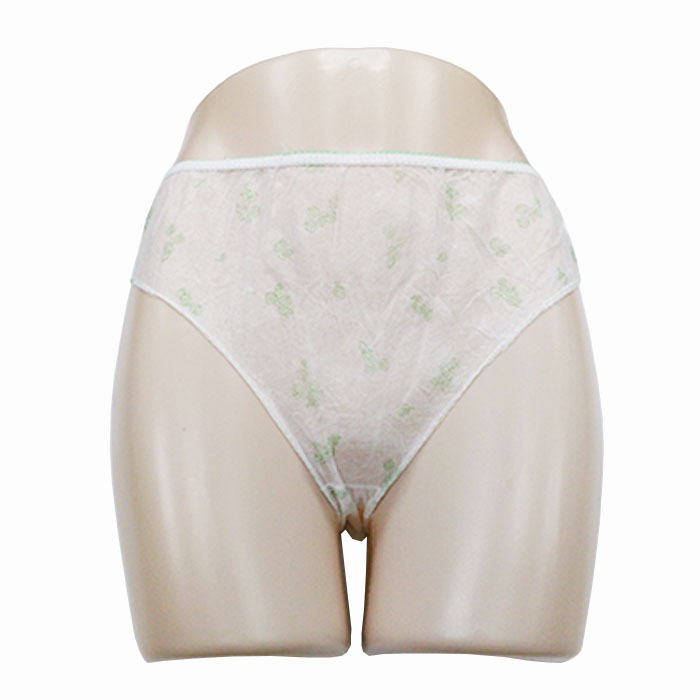 China Einweg-Unterwäsche Bulk Vendor Spa-Unterwäsche Einweg-Slips Nonwoven-Höschen für Frauen
